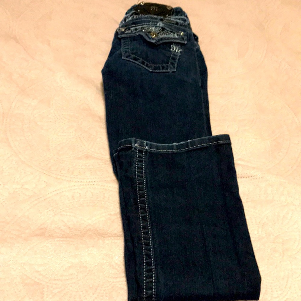 Miss Me Dark Blue Jeans